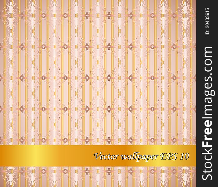 Pink wallpaper with a pattern - seamless texture
