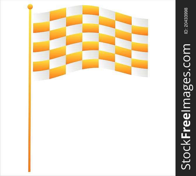 Orange Flag Icon