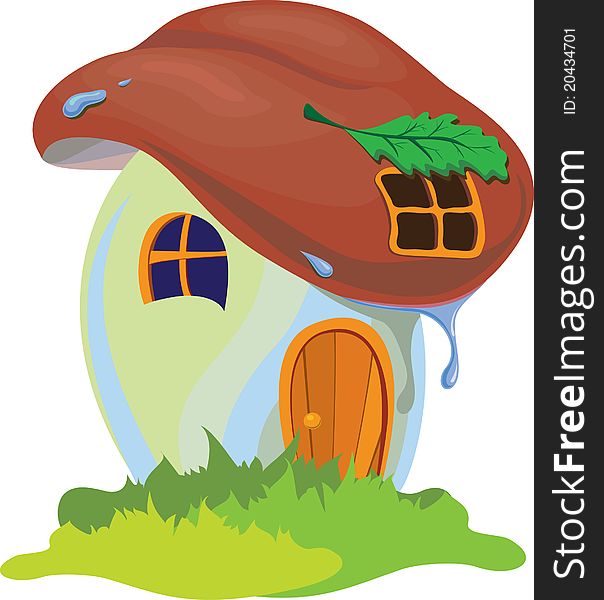 Fairy mushroom as a home for fabulous people