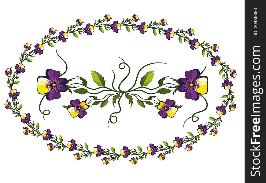 Decor With Pansies