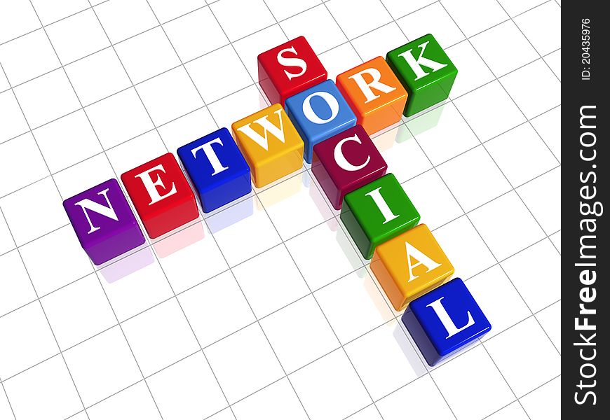 Social Network - Colour Crossword