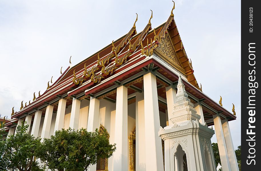 Church of Thai temple in Bangkok. Church of Thai temple in Bangkok