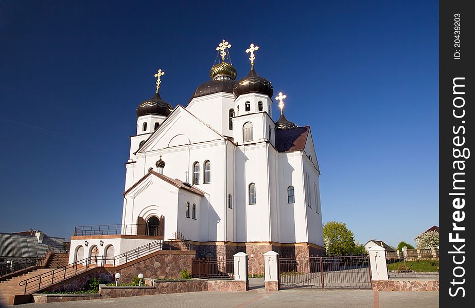 Orthodox spaso-Preobrazhenskiy church (1898, the city of Smorgon, Belarus). Orthodox spaso-Preobrazhenskiy church (1898, the city of Smorgon, Belarus)