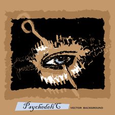Psychedelic Eye Stock Photography Psychedelic Eye Stock Photography