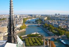 View From Notre Dame De Paris Stock Photography View From Notre Dame De Paris Stock Photography