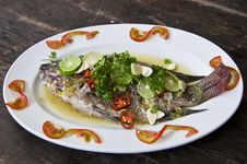 Thai Style Salad Seafood Royalty Free Stock Photography Thai Style Salad Seafood Royalty Free Stock Photography