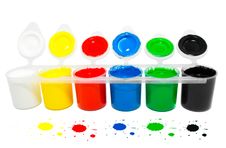 Water Based Paints Stock Photography Water Based Paints Stock Photography