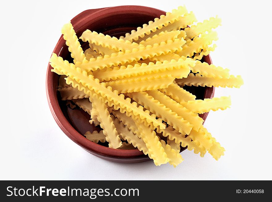 Italian pasta cooking in kitchen