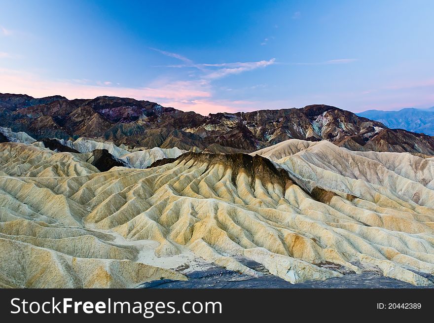 Zabriskie Point, Death Valley National Park, California, USA