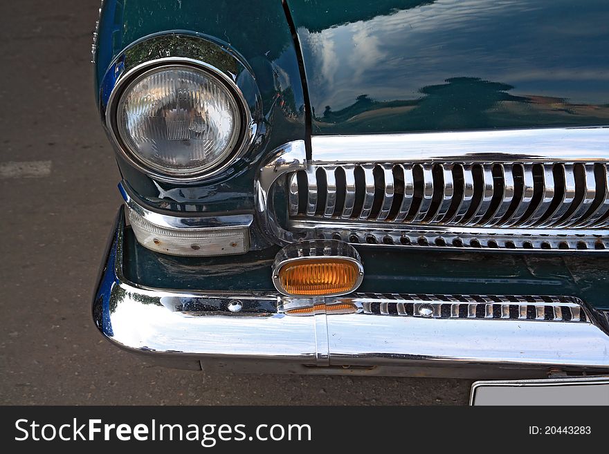 Retro car at a festival of old cars