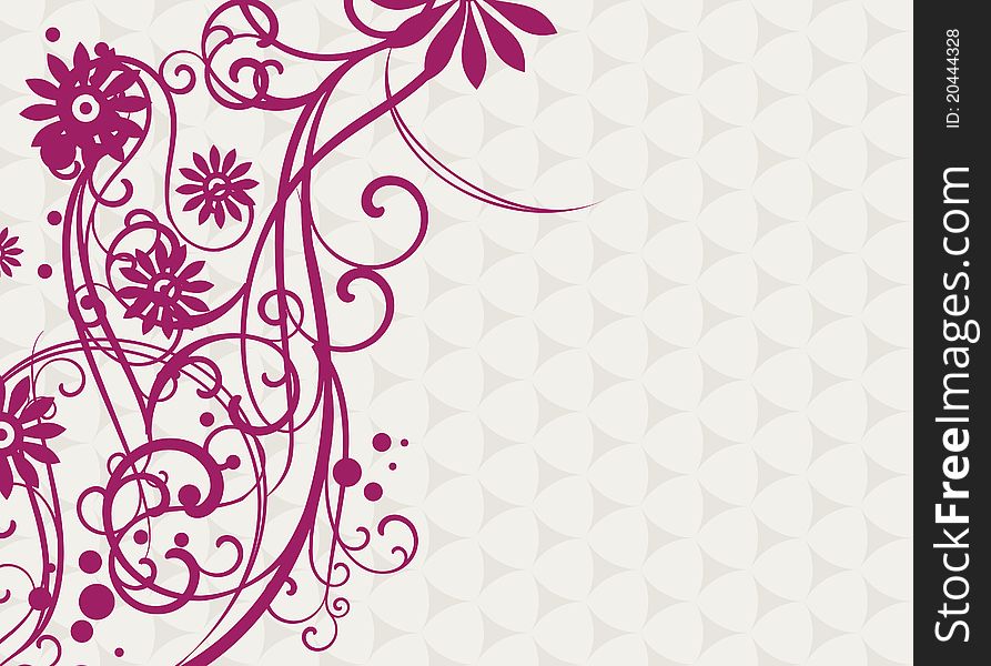 Floral background for your text