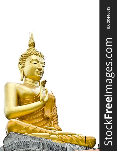 Gold Buddha statue good life