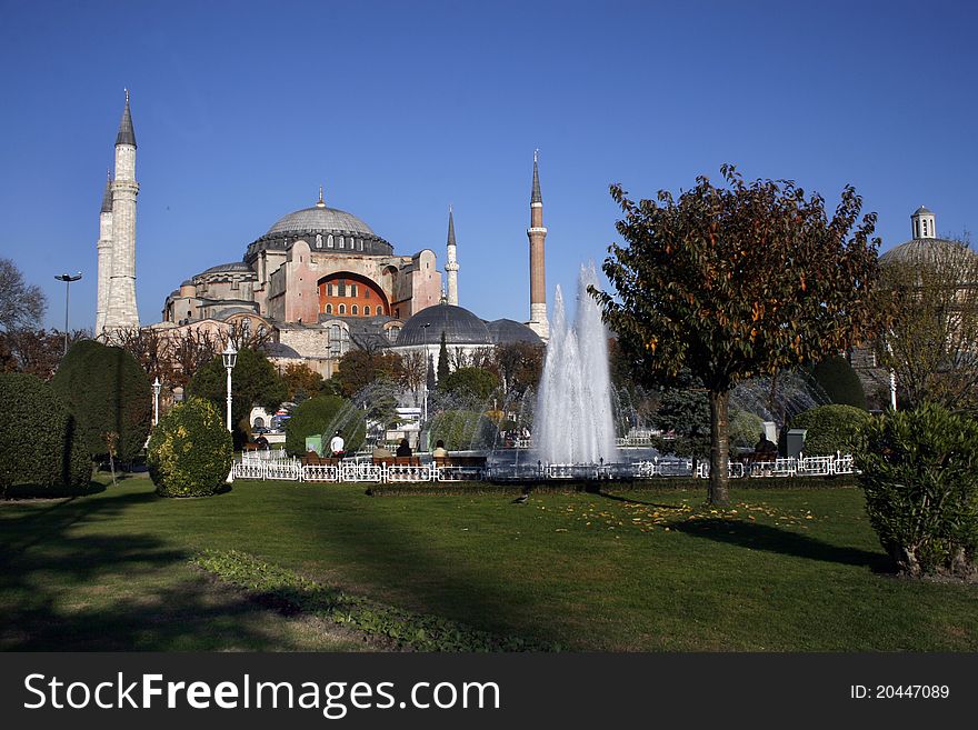 Hagia Sophia in Istanbul,Turkey