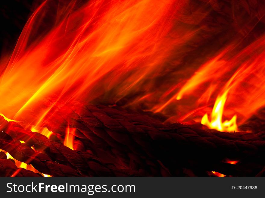 Abstract of fire, can be used for background