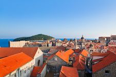 Town Dubrovnik In Croatia Stock Image Town Dubrovnik In Croatia Stock Image
