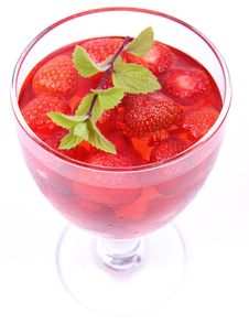 Strawberry Jelly Stock Image Strawberry Jelly Stock Image