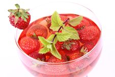 Strawberry Jelly Royalty Free Stock Photography Strawberry Jelly Royalty Free Stock Photography