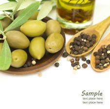 Olives Arrangement Stock Images