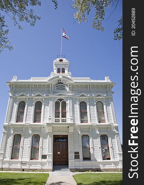 Victorian county courthouse in Bishop, California.