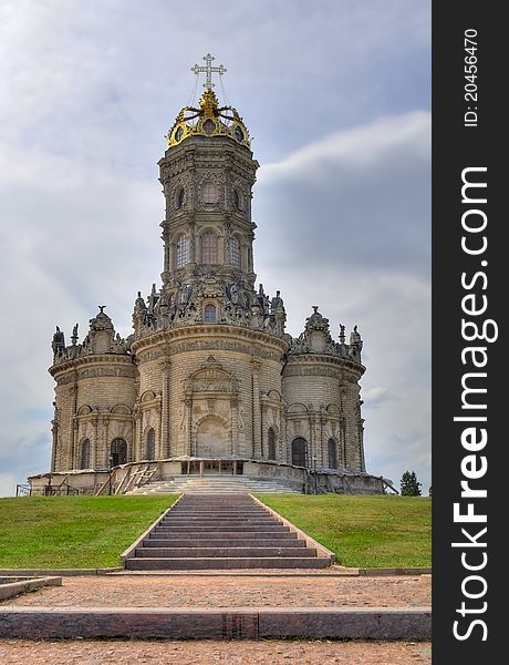 Blessed Virgin Mary Church in Dubrovitsy. Russia