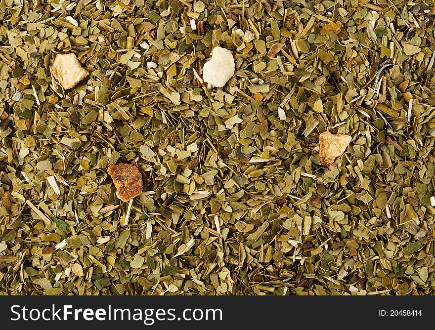 Black aromatic tea. food background