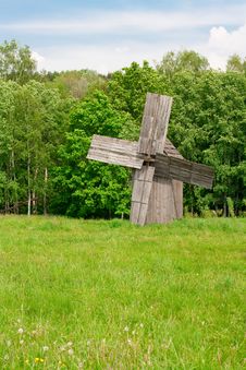 Old Wooden Windmill Stock Images Old Wooden Windmill Stock Images