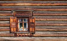 Window In The Old Wooden House Royalty Free Stock Photo Window In The Old Wooden House Royalty Free Stock Photo
