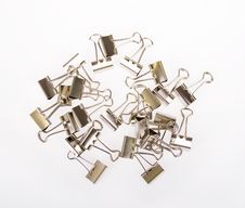 Binder Clips Royalty Free Stock Images
