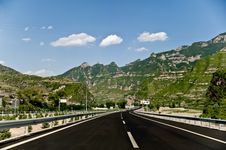 Highway Royalty Free Stock Photography Highway Royalty Free Stock Photography