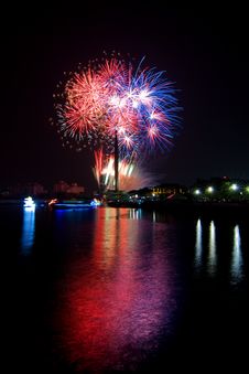 Colorful Fireworks Display Royalty Free Stock Photo Colorful Fireworks Display Royalty Free Stock Photo