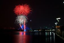 Colorful Fireworks Display Royalty Free Stock Photo
