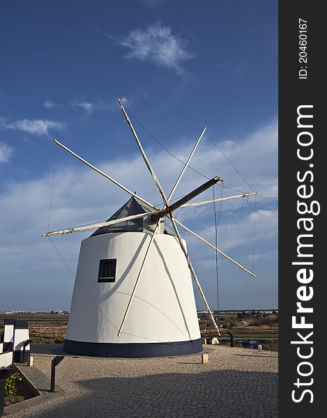 Old windmill in Castro Marim, Algarve, Porugal