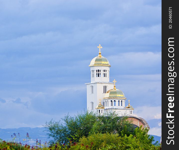 Golden dome of the Orthodox church