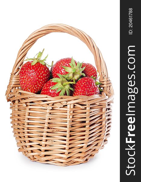 Fresh Strawberry On Basket