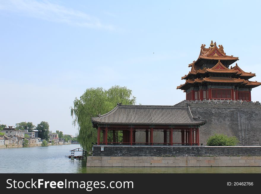 Outside of the Forbidden Ciy in Beijing China. Outside of the Forbidden Ciy in Beijing China.