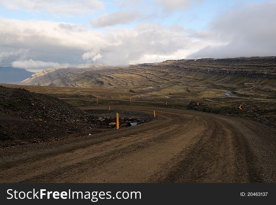 Landscape on Iceland in Europe