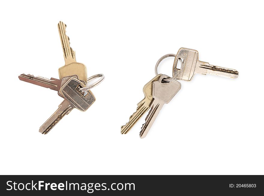 Two Sets Of Keys On Ring