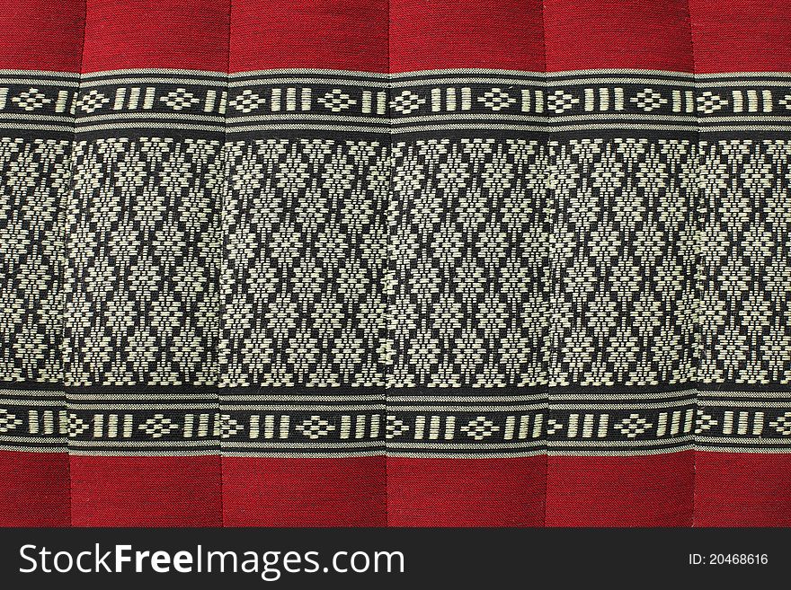 Thai weaver frabic pillow