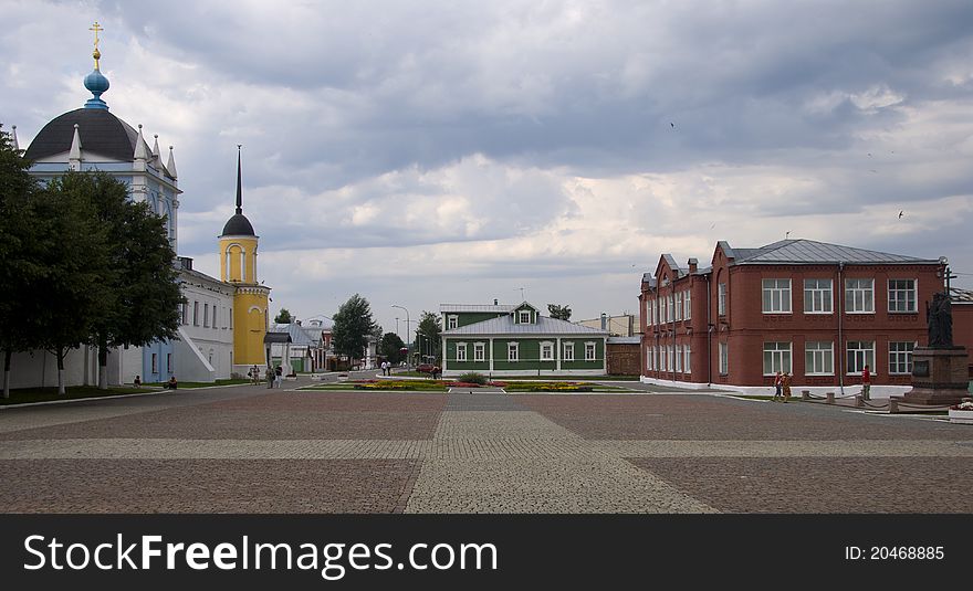 The Orthodox Church in center of Kolomna. The Orthodox Church in center of Kolomna