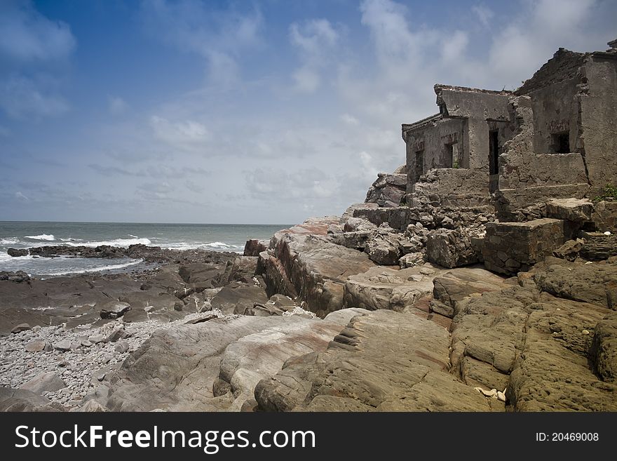 Reef in the South China Sea coast. Reef in the South China Sea coast