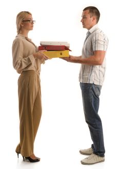 Man And Woman Standing Face To Face Royalty Free Stock Photos Man And Woman Standing Face To Face Royalty Free Stock Photos