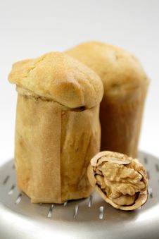 Walnut Muffins Stock Photo Walnut Muffins Stock Photo