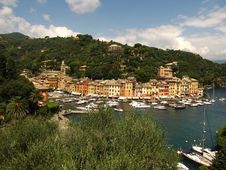 Entrance To Portofino - Italy Royalty Free Stock Photos Entrance To Portofino - Italy Royalty Free Stock Photos