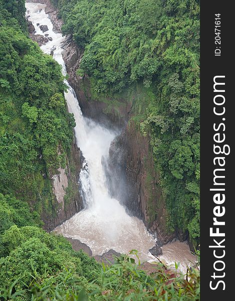 Haew Narok Waterfall located in deep forest at Khao yai National park Thailand. Haew Narok Waterfall located in deep forest at Khao yai National park Thailand.