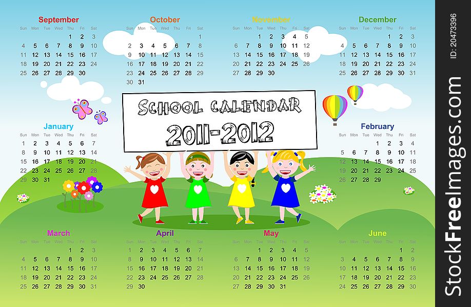 School Calendar 2011 2012