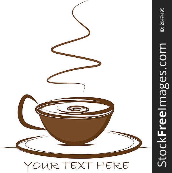 Vector of coffee cup