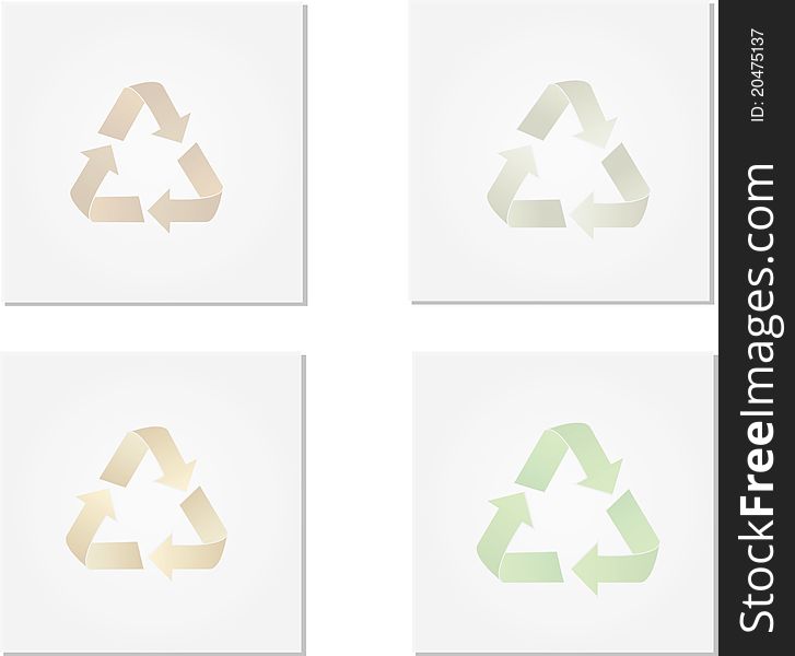 Empty adhesive Recycle notepad collection