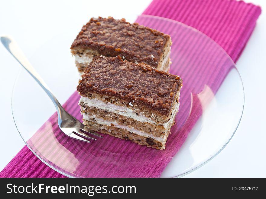Delicious hazelnut cake from Hungary