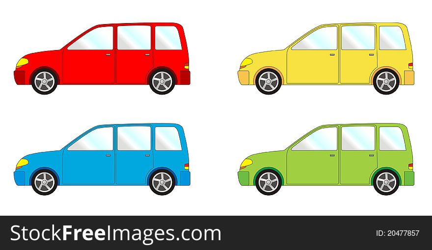 Vehicle pack different color - liftback, combi. Vehicle pack different color - liftback, combi