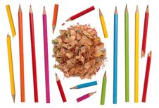 Colorful Pencils Collection Royalty Free Stock Images Colorful Pencils Collection Royalty Free Stock Images